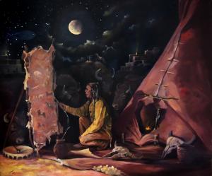 My Recent Oil Painting called Prayer For The Protectors 